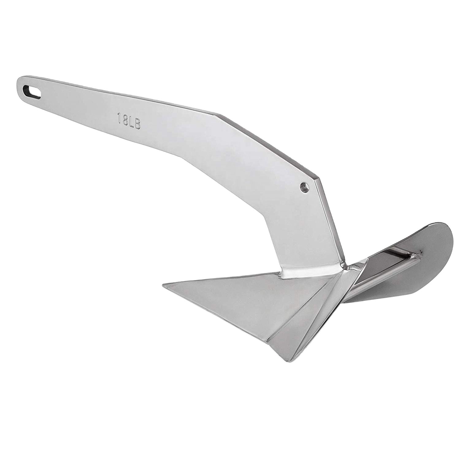 Boat Anchor 316 Stainless Steel Delta-Style Anchor, Heavy Duty Triangular Anchor